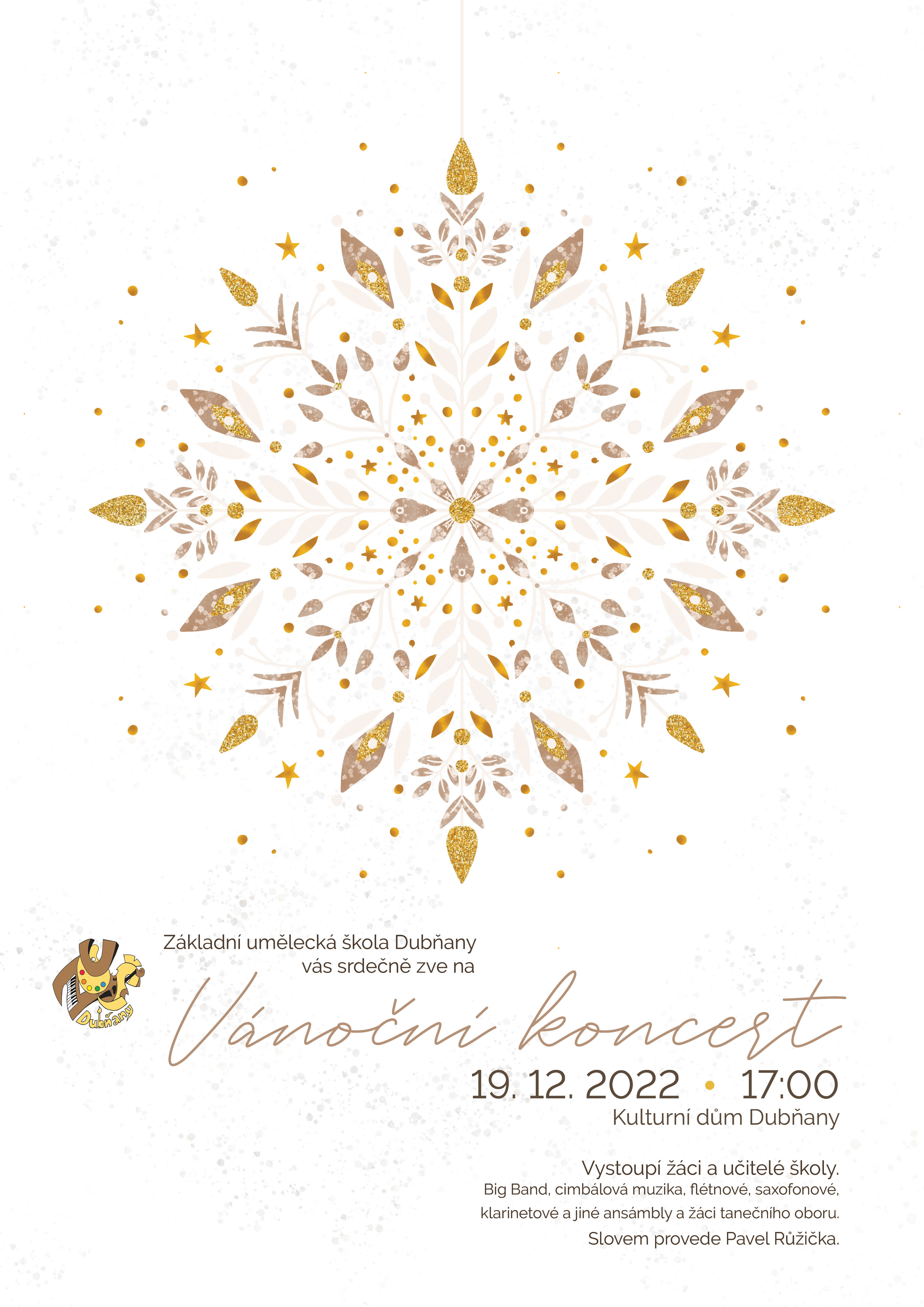 Vánoční koncert ZUŠ Dubňany - KD