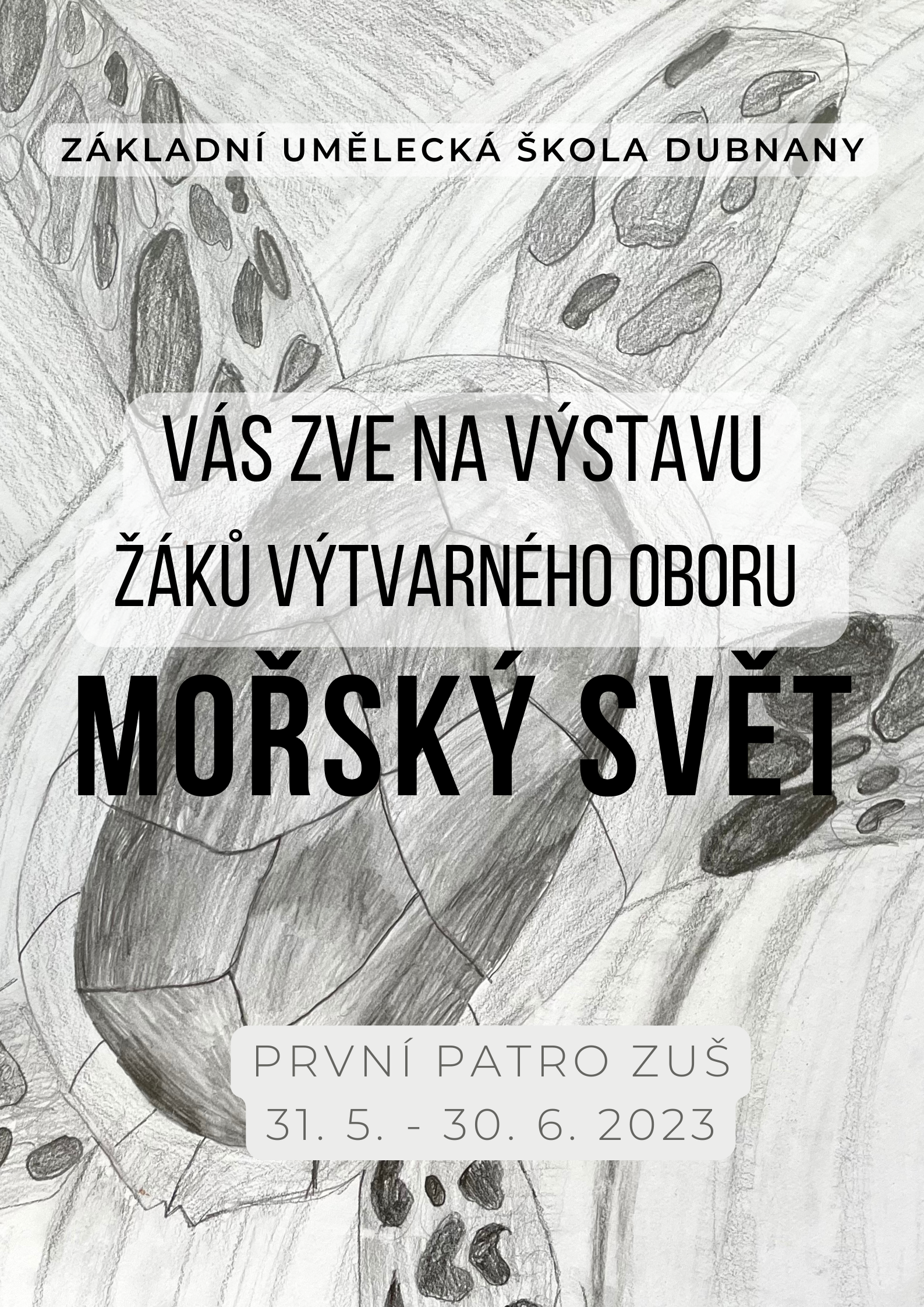 Výstava výtvarného oboru-ZUŠ Open