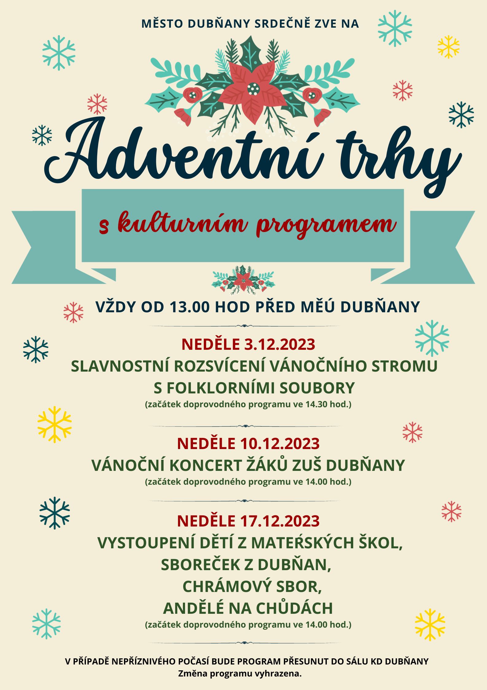 Adventní koncert Dubňany